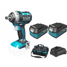 Dedra Set Masina de insurubat cu impact 280Nm prindere patrat 1/2 cu 2 acumulatori Li-Ion 18V 4.0Ah incarcator 60W si geanta de transport